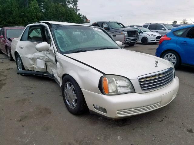 1G6KD54Y63U278413 - 2003 CADILLAC DEVILLE WHITE photo 1