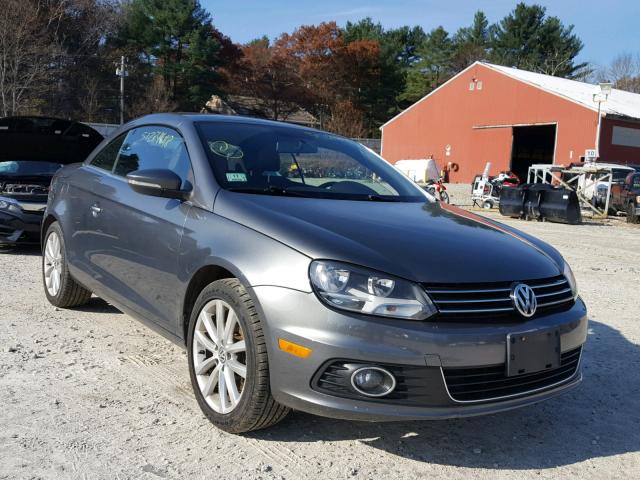 WVWBW8AHXDV001692 - 2013 VOLKSWAGEN EOS KOMFOR GRAY photo 1