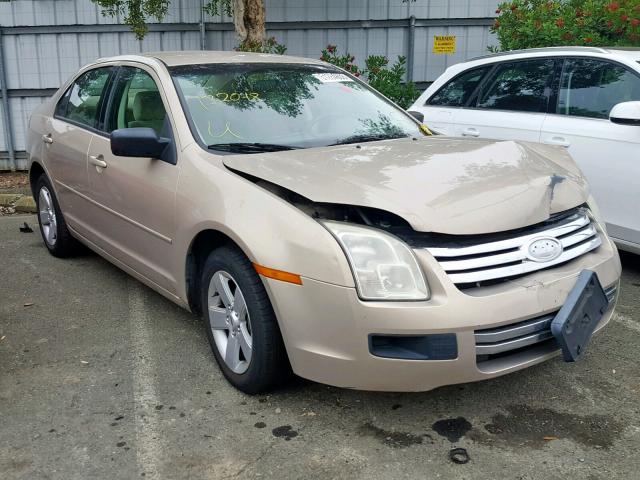 3FAFP06Z06R145159 - 2006 FORD FUSION S GOLD photo 1