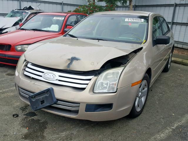 3FAFP06Z06R145159 - 2006 FORD FUSION S GOLD photo 2