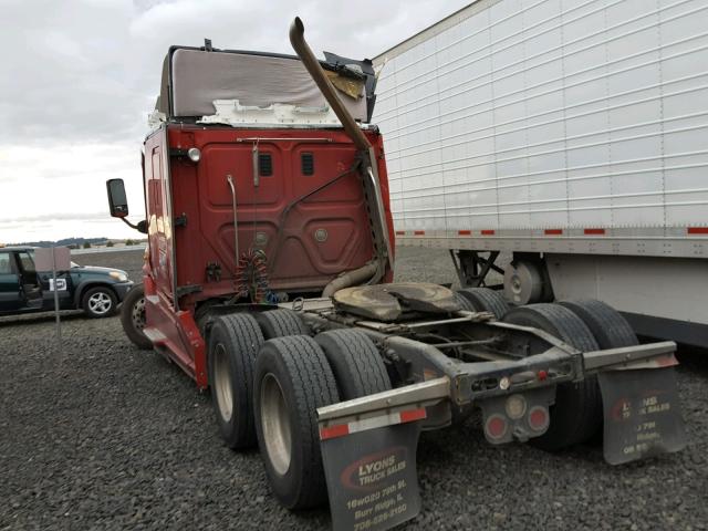 3AKJGLD55FSGH2694 - 2015 FREIGHTLINER CASCADIA 1 RED photo 3