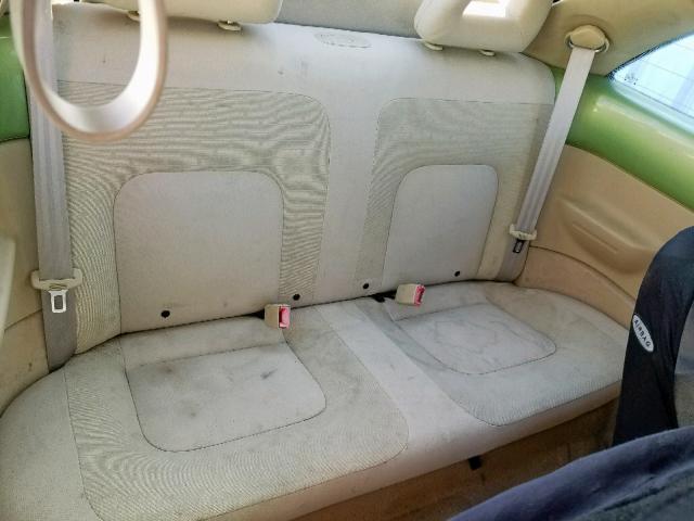 3VWCP21C71M477033 - 2001 VOLKSWAGEN NEW BEETLE მწვანე ფოტო 6