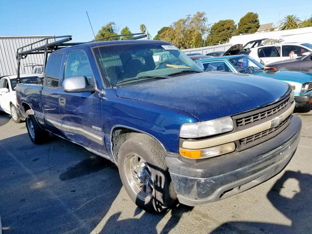 1GCEC19T11Z115882 - 2001 CHEVROLET SILVERADO BLUE photo 1