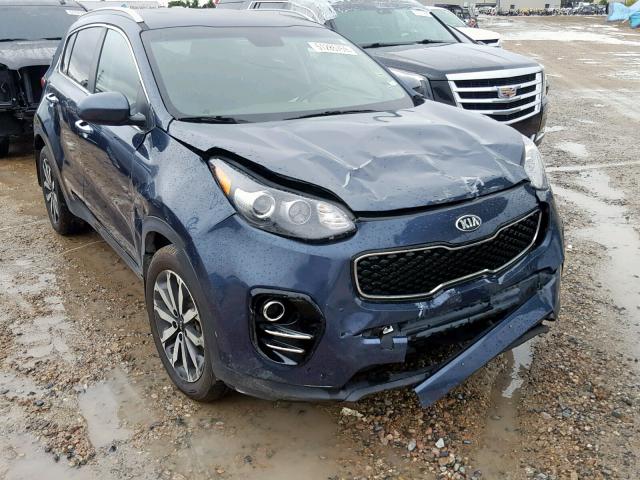 KNDPN3AC4H7221646 - 2017 KIA SPORTAGE E BLUE photo 1