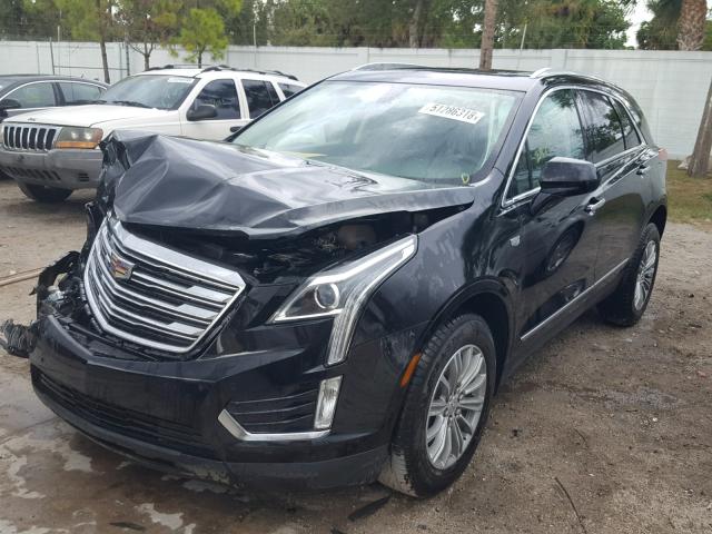 1GYKNBRS4HZ114529 - 2017 CADILLAC XT5 LUXURY BLACK photo 2