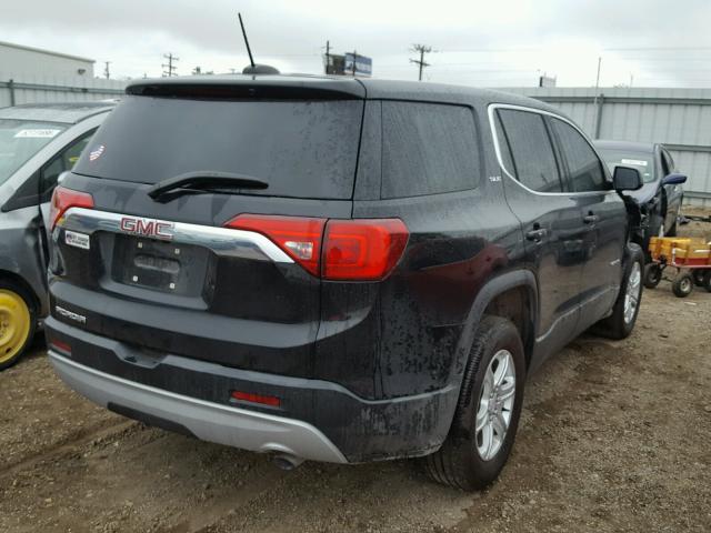 1GKKNKLA3JZ117776 - 2018 GMC ACADIA SLE BLACK photo 4