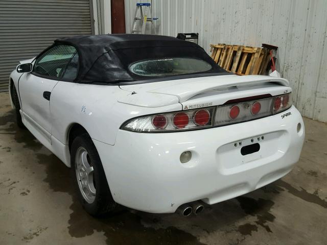 4A3AX35G7WE123665 - 1998 MITSUBISHI ECLIPSE SP WHITE photo 3