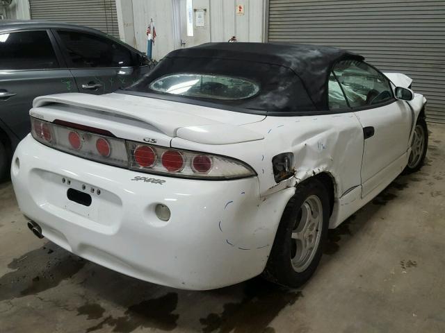 4A3AX35G7WE123665 - 1998 MITSUBISHI ECLIPSE SP WHITE photo 4