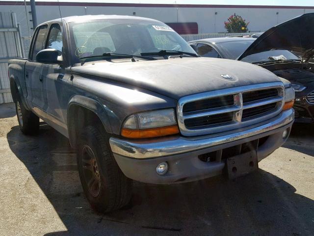 1D7HG48N73S248508 - 2003 DODGE DAKOTA QUA GRAY photo 1