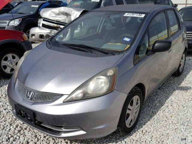 JHMGE88269S008849 - 2009 HONDA FIT GRAY photo 2