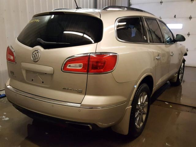 5GAKVCKD2DJ155498 - 2013 BUICK ENCLAVE TAN photo 4