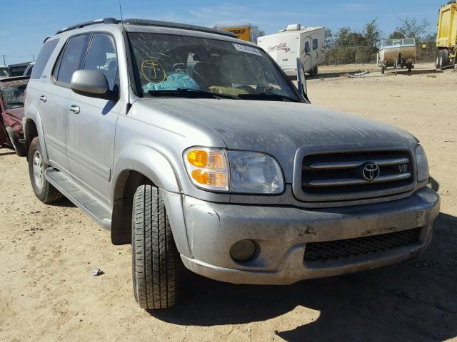 5TDZT38A92S066351 - 2002 TOYOTA SEQUOIA LI SILVER photo 1