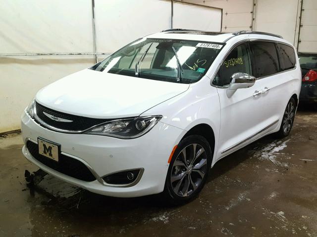 2C4RC1GG6JR106709 - 2018 CHRYSLER PACIFICA L WHITE photo 2