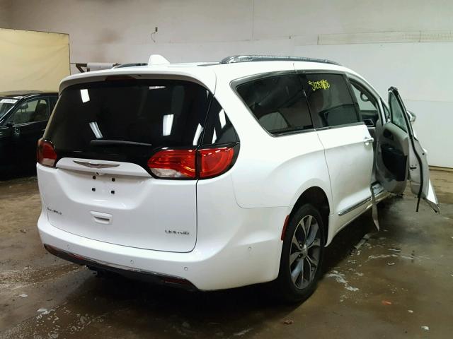 2C4RC1GG6JR106709 - 2018 CHRYSLER PACIFICA L WHITE photo 4