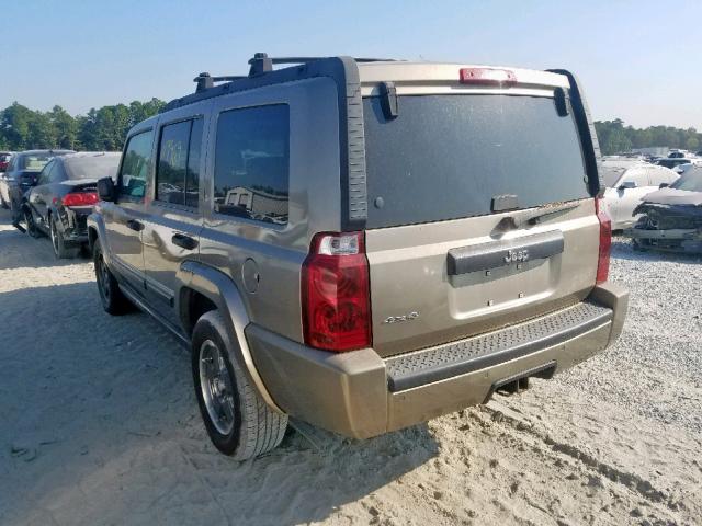 1J8HG48N36C202837 - 2006 JEEP COMMANDER ნაცრისფერი ფოტო 3