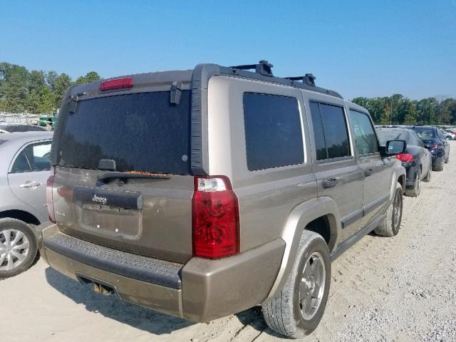 1J8HG48N36C202837 - 2006 JEEP COMMANDER ნაცრისფერი ფოტო 4