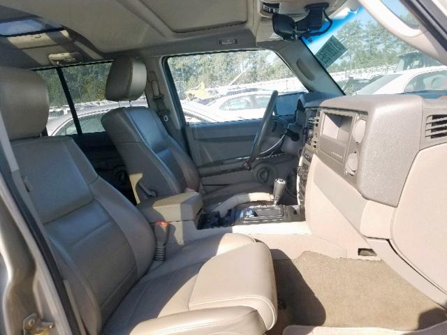 1J8HG48N36C202837 - 2006 JEEP COMMANDER ნაცრისფერი ფოტო 5