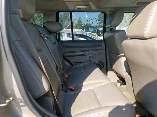 1J8HG48N36C202837 - 2006 JEEP COMMANDER ნაცრისფერი ფოტო 6