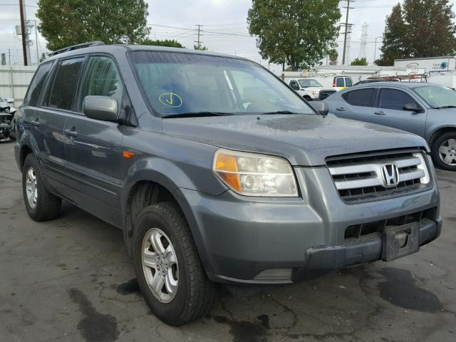 5FNYF28208B015713 - 2008 HONDA PILOT VP GRAY photo 1