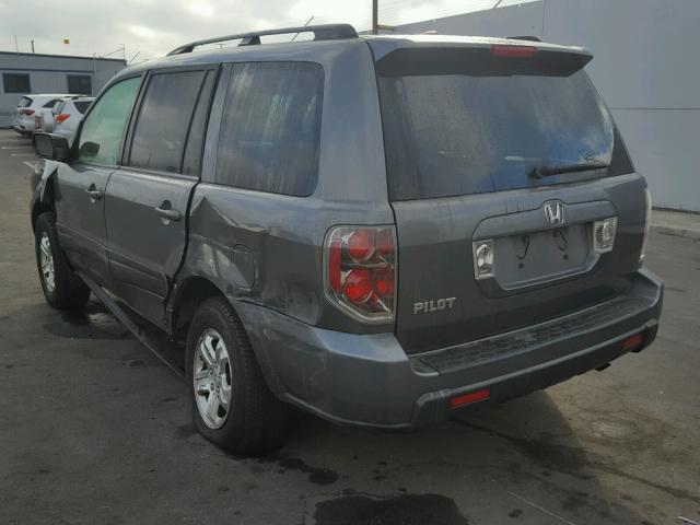 5FNYF28208B015713 - 2008 HONDA PILOT VP GRAY photo 3