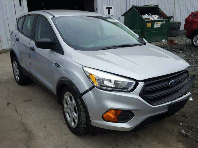 1FMCU0F71HUD55748 - 2017 FORD ESCAPE S SILVER photo 1