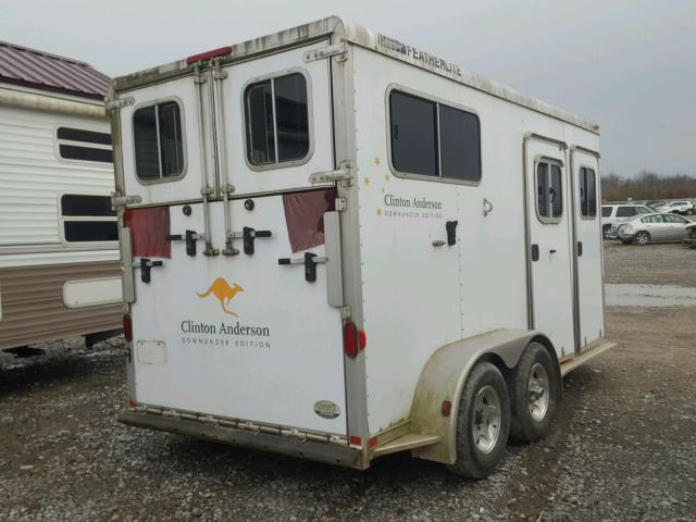 4FGA115257C099743 - 2007 FEATHERLITE MFG INC HORSETRAIL WHITE photo 4