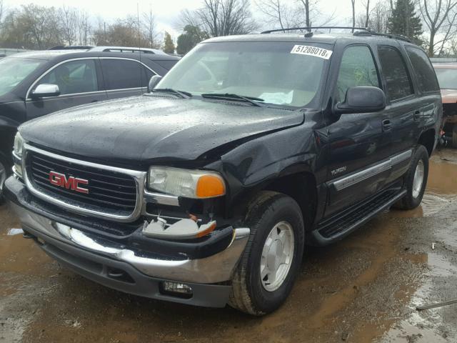 1GKEK13Z73J180919 - 2003 GMC YUKON BLACK photo 2