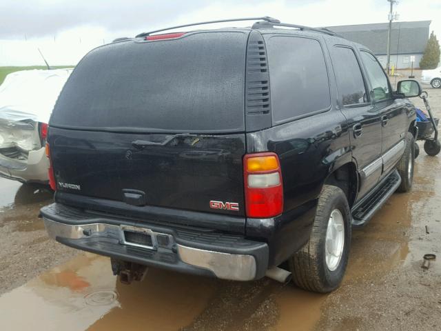 1GKEK13Z73J180919 - 2003 GMC YUKON BLACK photo 4