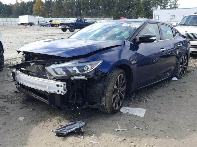 1N4AA6AP5GC417600 - 2016 NISSAN MAXIMA 3.5 BLUE photo 2