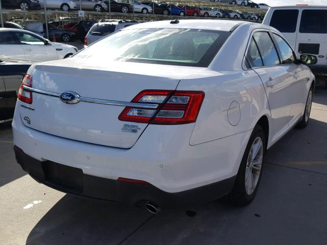 1FAHP2H87GG122768 - 2016 FORD TAURUS SEL WHITE photo 4