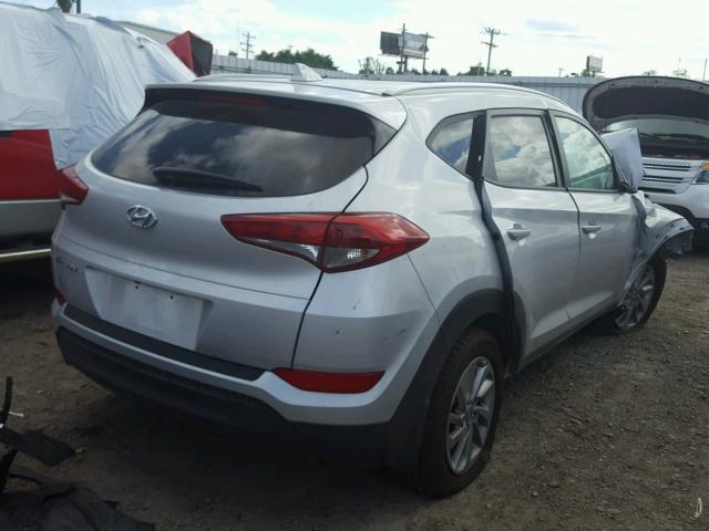 KM8J33A45JU623411 - 2018 HYUNDAI TUCSON LIM SILVER photo 4