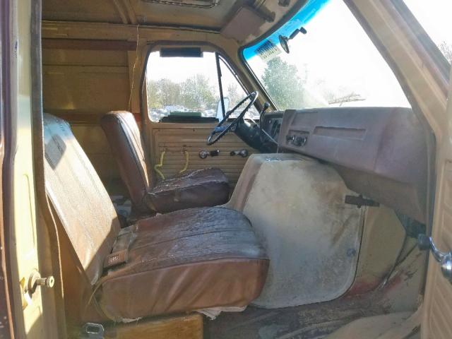 CGY2554104472 - 1975 CHEVROLET VAN BROWN photo 5