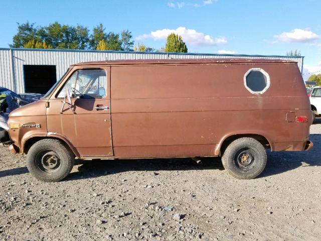 CGY2554104472 - 1975 CHEVROLET VAN BROWN photo 9