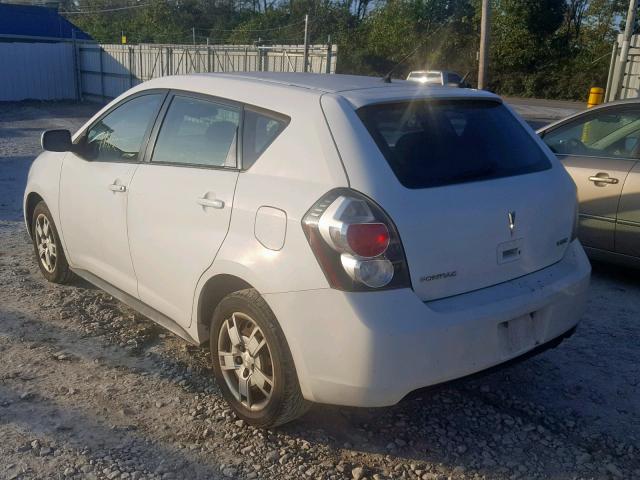 5Y2SP67009Z428303 - 2009 PONTIAC VIBE WHITE photo 3