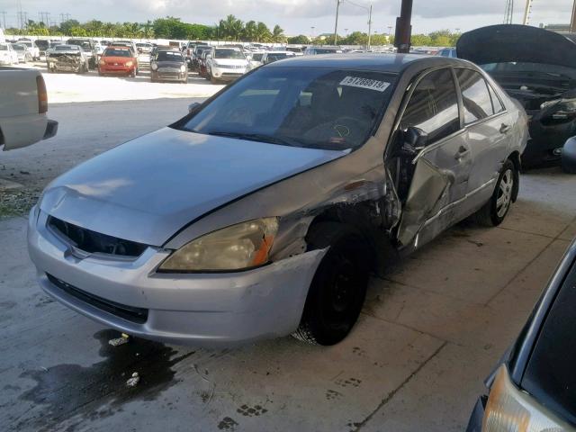 1HGCM56343A059682 - 2003 HONDA ACCORD LX SILVER photo 2