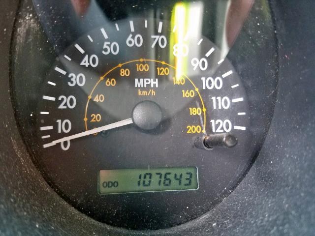 KL1TD62605B455116 - 2005 CHEVROLET AVEO BASE Қызыл фото 8