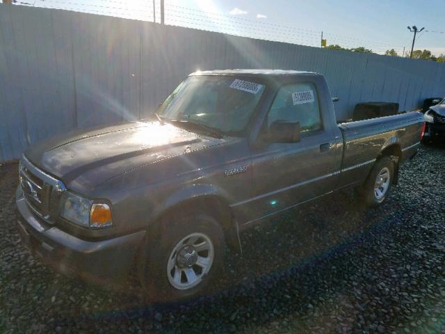 1FTYR10D19PA23227 - 2009 FORD RANGER GRAY photo 2