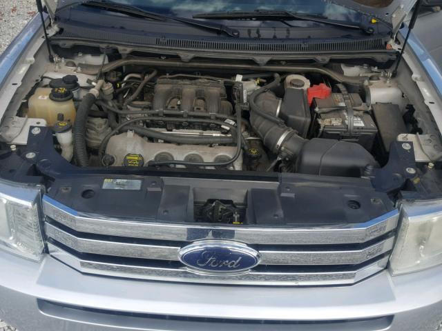 2FMGK5BC3ABA90477 - 2010 FORD FLEX SE SILVER photo 7