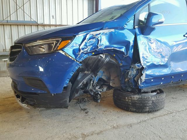 KL4CJASB4JB566158 - 2018 BUICK ENCORE PRE BLUE photo 9