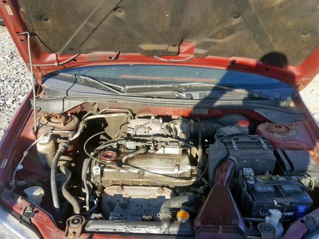 JA3AJ26E42U068862 - 2002 MITSUBISHI LANCER ES RED photo 7