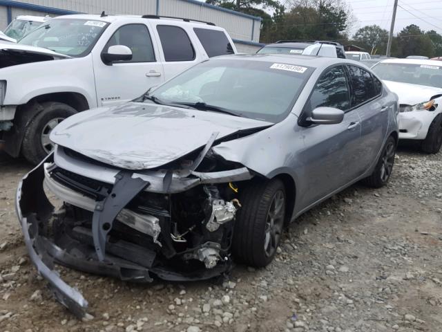 1C3CDFBBXED861368 - 2014 DODGE DART SXT GRAY photo 2