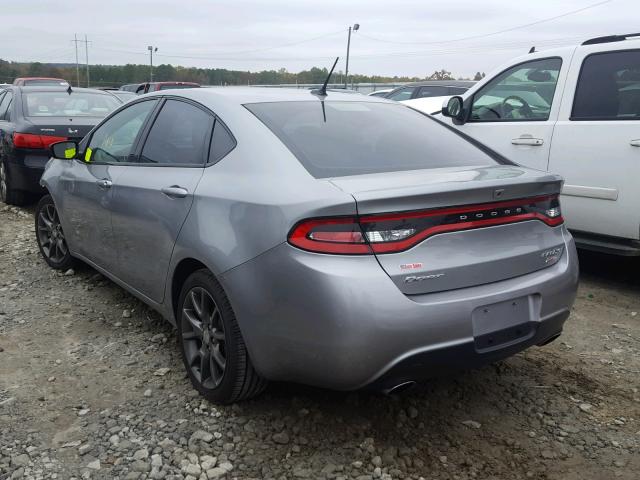 1C3CDFBBXED861368 - 2014 DODGE DART SXT GRAY photo 3