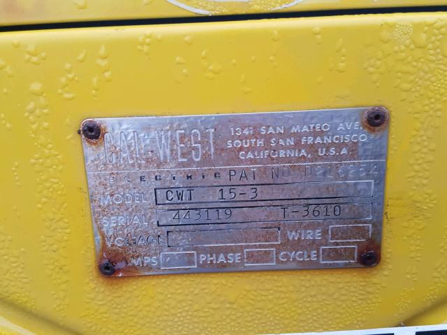 1169175892 - 2000 UNKN GENERATOR YELLOW photo 10