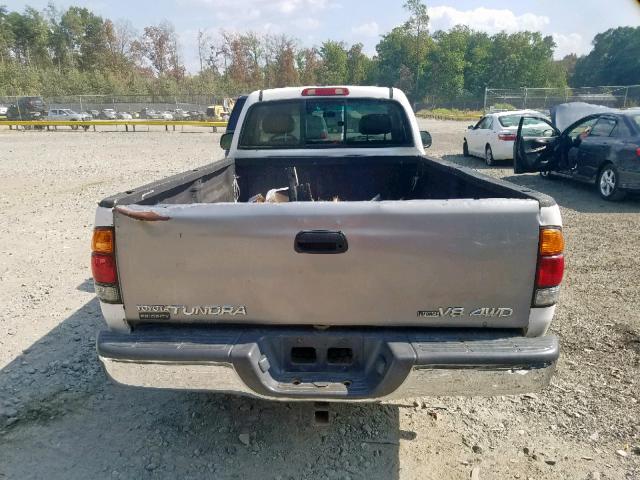 5TBJN32102S283196 - 2002 TOYOTA TUNDRA WHITE photo 6