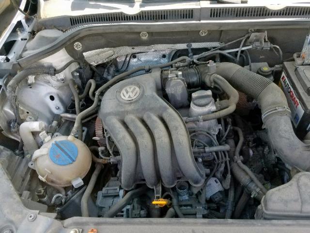 3VW2K7AJ1CM320509 - 2012 VOLKSWAGEN JETTA BASE SILVER photo 7