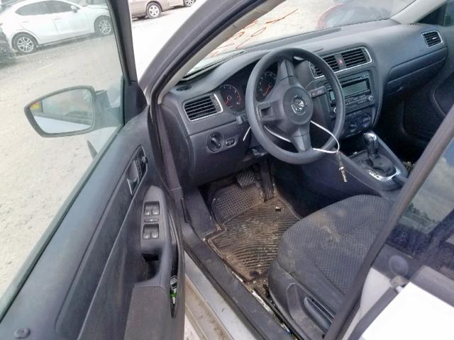 3VW2K7AJ1CM320509 - 2012 VOLKSWAGEN JETTA BASE SILVER photo 9