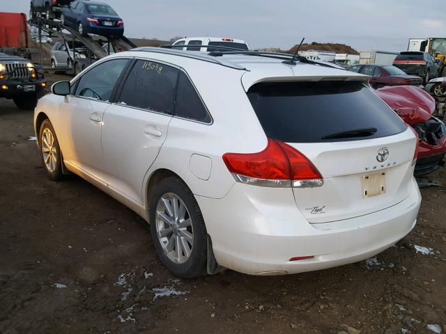 4T3ZE11A09U012700 - 2009 TOYOTA VENZA BASE WHITE photo 3