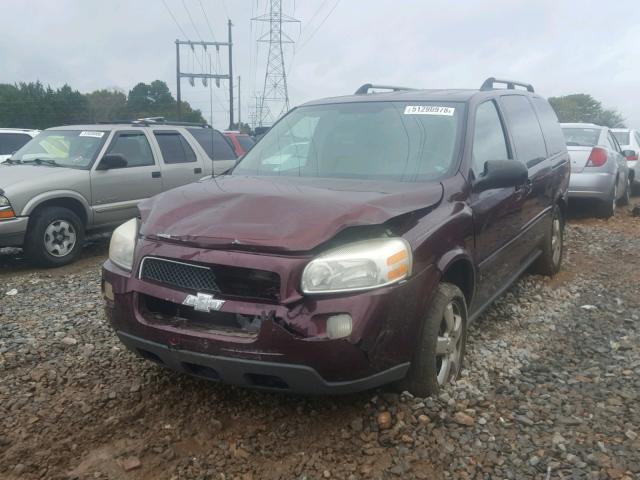 1GNDV331X8D136737 - 2008 CHEVROLET UPLANDER L ბურგუნდია ფოტო 2