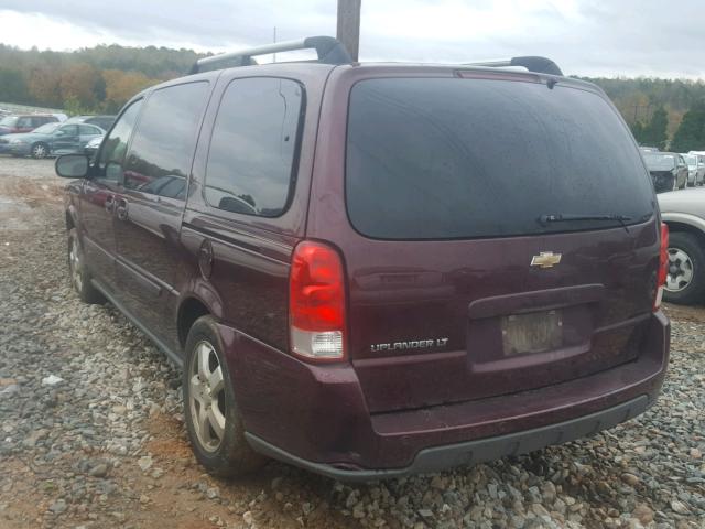 1GNDV331X8D136737 - 2008 CHEVROLET UPLANDER L ბურგუნდია ფოტო 3