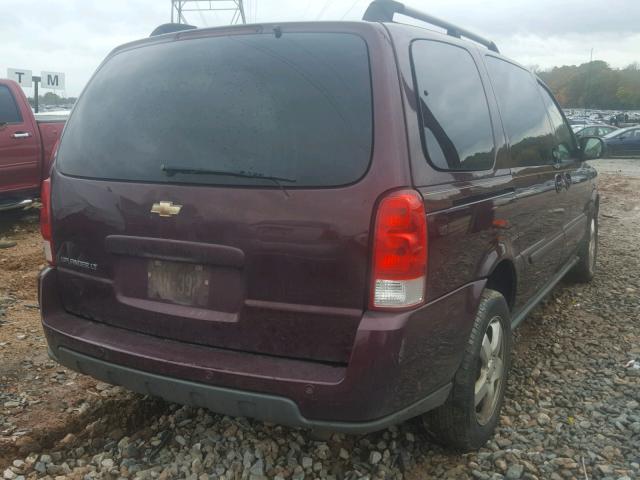 1GNDV331X8D136737 - 2008 CHEVROLET UPLANDER L ბურგუნდია ფოტო 4